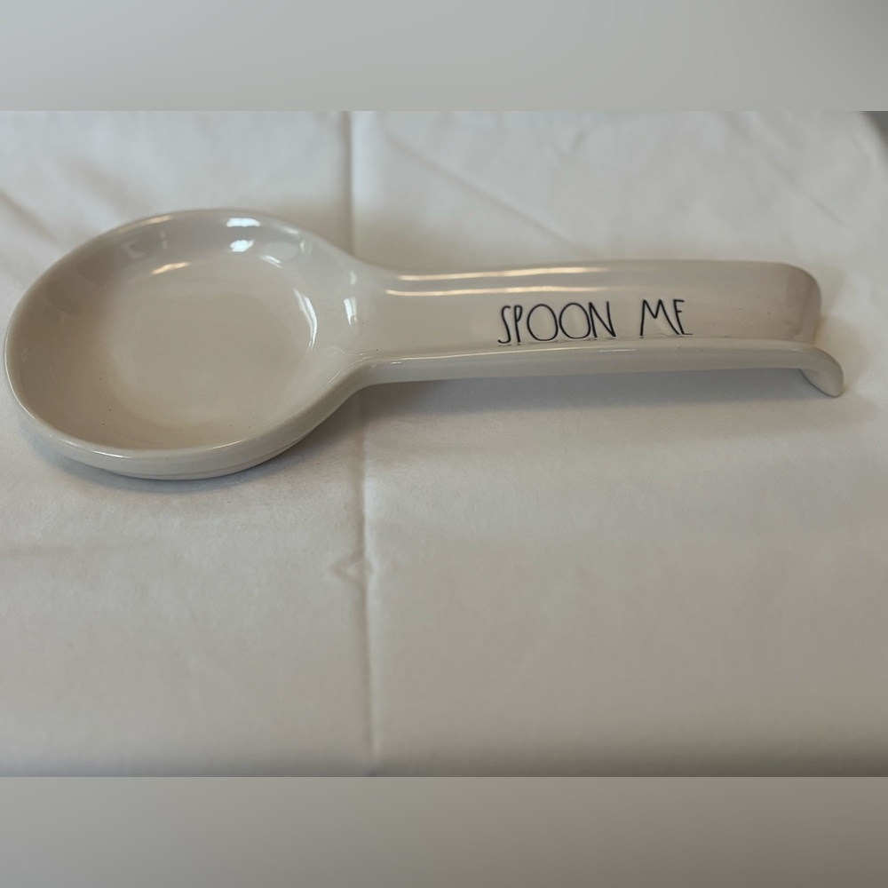 Rae Dunn White Spoon Rest - Picture 2 of 3
